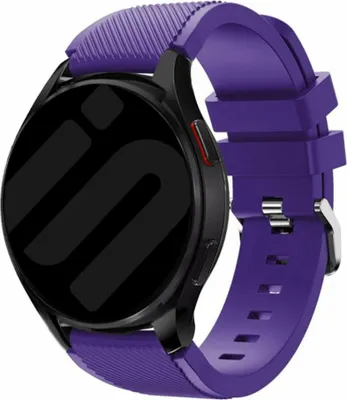 Produktbild von Strap-it Samsung Galaxy Watch 6 Classic 43mm Silikon Armband (Violett)