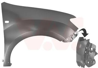 Image de VAN WEZEL 1508656 Aile avant droite pour DACIA SANDERO II, LOGAN MCV II, LOGAN II