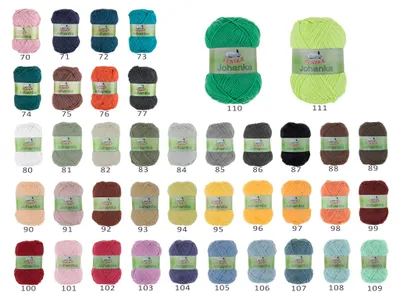 Produktbild von 50g Strickgarn Johanka Strick-Wolle Handstrickgarn Klassikgarn Sommergarn Farbwahl, Farbe:083 graugrün