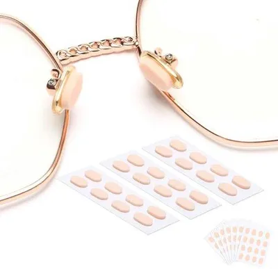 Imagen del producto de Almohadillas nasales - 60 pares - Almohadillas para gafas - Antideslizantes - Adhesivas - Adecuadas para gafas de sol, gafas de lectura y gafas deportivas