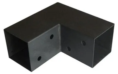 Produktbild von Flachverbinder ÄUSSERN In L Stahl schwarz verzinkt 72 x 165 x 163,5