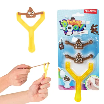 Produktbild von Toi-Toys 35726A - FUNNY POO Schleuder - Lächelnder Poop Kothaufen lustig Prank Spaß