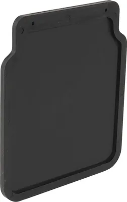 Produktbild von 1x Schmutzfänger universal Gummi 23x20cm schwarz für Anhänger, Wohnwagen, Pkw