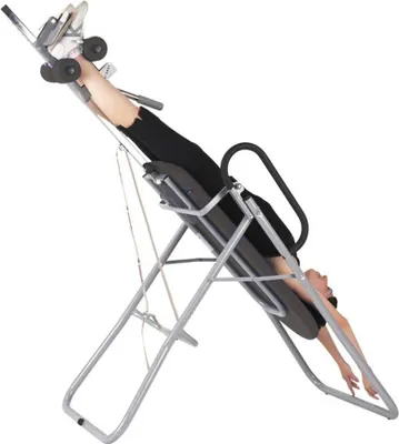 Produktbild von Massageliege, Inversionsbank mit grauem Rahmengestell, div. Farben, Farbe:32 anthrazit