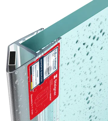 Produktbild von STEIGNER Magnetduschdichtung UKM04 195 cm (1 Stk.) - Duschdichtung für Eck-, Fünfeck-, Rund-, Nischen- oder Viertelkreisdusche mit Duschtür 6-8 mm - Perfekte Passform, Ästhetisches Finish, Wasserdicht