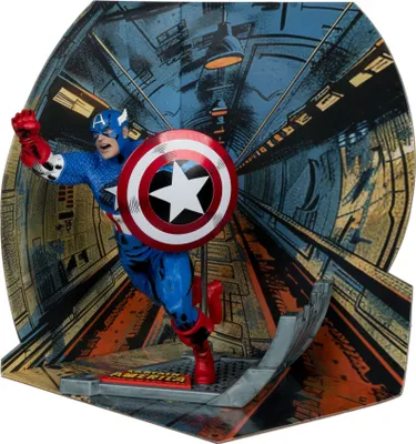 Produktbild von Marvel Collection PVC Statue 1/10 Captain America (Captain America #100) 12 cm