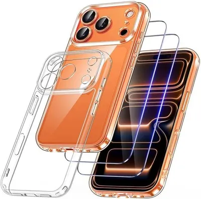 Produktbild von Hülle + 2X Schutzglas für iPhone 17 Pro Max Panzerfolie Display Case Screen 3in1