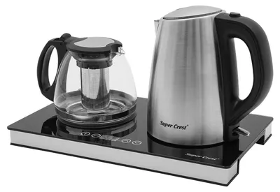 Obrázok produktu pre Sada dvoch rýchlovarných kanvíc – Elektrické rýchlovarné kanvice – 1,8 l a 1,0 l – 1800 W – Ochrana proti prehriatiu – Dotykový displej – Rýchle varenie