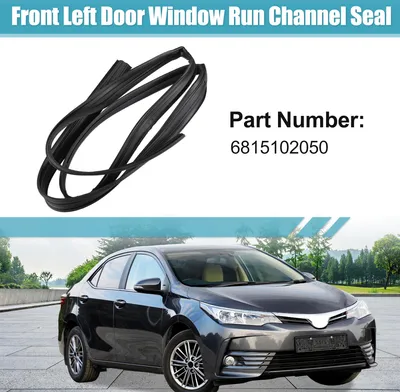 Image de 1 Pièce De Joint D'Étanchéité De Canal De Vitre De Porte Avant Gauche No.6815102050 Pour Toyota