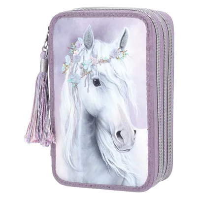 Obrázek produktu pro Depesche 3-komorový penál Miss Melody Fantasy Horse fialový