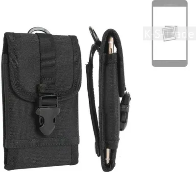 Produktbild von K-S-Trade Holster Handy Hülle kompatibel mit Samsung Galaxy S23+ Holster Handytasche Gürtel Tasche Schutz Hülle Robust Outdoor schwarz