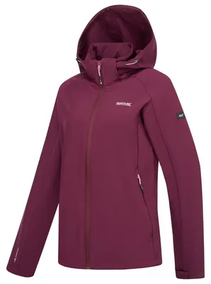 Produktbild von Regatta Softshelljacke Deyana für Damen, Farbe:Dunkelrot, Größe:36