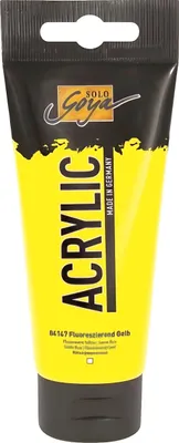 Produktbild von KREUL Solo Goya Acrylic, 100 ml, Gelb, Matte, Tube, Wasserfest