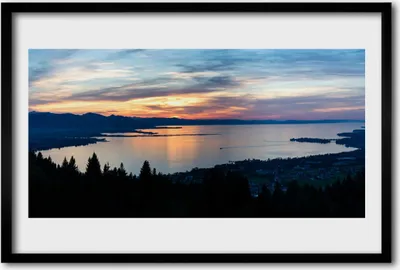 Produktbild von Bild 60x40 MDF-Rahmen Wandkunst Ocean Beach Landschaft