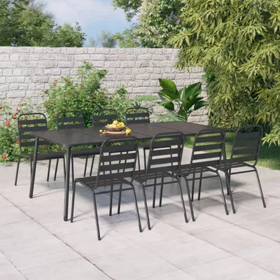 Produktbild von vidaXL Gartentisch Anthrazit 200x100x71 cm Stahl