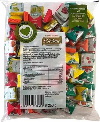 Produktbild von Böhme Fruchtkaramellen 250g