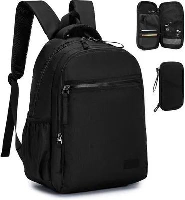 Produktbild von Famanu Rucksack Handgepäck 40x30x15 cm - Leichter Trekkingrucksack für Laptop bis 15,6 Zoll