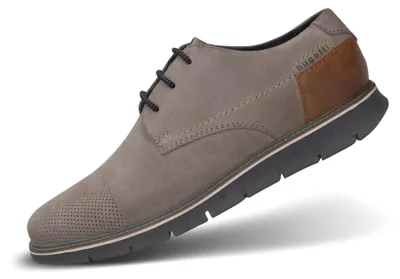 Immagine prodotto di Bugatti, scarpe stringate da uomo, modello 331-ARY02, colore grigio chiaro, taglia 42