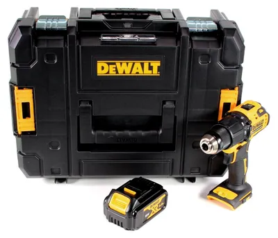 Zdjęcie produktu dla Akumulatorowa wiertarko-wkrętarka udarowa DeWalt DCD 709 NT 18V 65Nm+ 1x akumulator 4,0Ah w skrzynce TSTAK - bez ładowarki