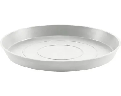 Produktbild von Blumentopf Untersetzer Ecopots Amsterdam Kunststoff Ø 36,5 cm H 3,5 cm grauweiß