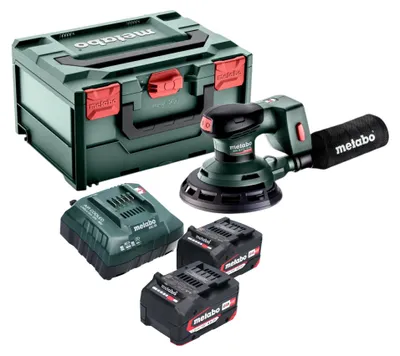 Immagine prodotto di Metabo SXA 18 LTX 150 BL levigatrice rotorbitale a batteria 18 V 150 mm brushless + 2x batteria ricaricabile 4,0 Ah + caricatore + metaBOX