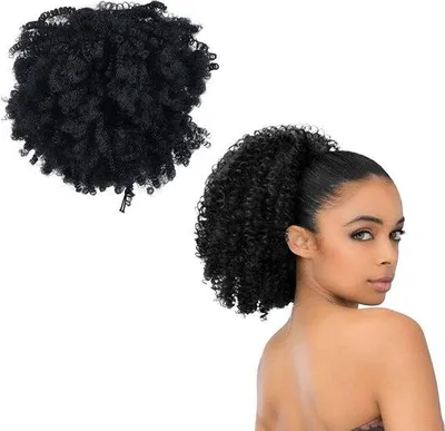 Image de Extensions courtes style bohème en cheveux synthétiques