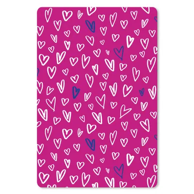 Produktbild von MuchoWow® Mauspad Mousepad Herzen - Design - Romantisch 40x60 cm - Mousepads - Maus Mat - Pad - Mausunterlage - Schreibtisch Accesoire