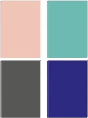 Zdjęcie produktu dla Brulion A5 96 kartek w linie Herlitz Pastel Color Blocking