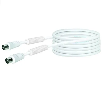 Obrázok produktu pre Schwaiger KVKF50 532, 5 m, IEC, IEC, Biela