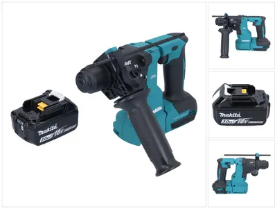 Obrázek produktu pro Akumulátorová příklepová vrtačka Makita DHR 183 F1 18 V 1,7 J SDS plus Brushless + 1x akumulátor 3,0 Ah - bez nabíječky