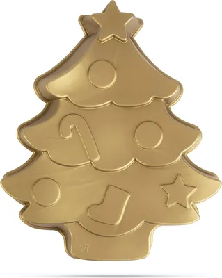 Image de Moule à gâteaux en silicone - Sapin de Noël - 28 x 25 x 4,5 cm 1 pièce [57273D].