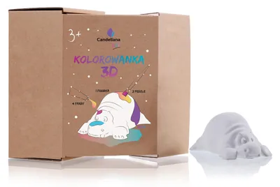 Produktbild von Figurka hipopotama do malowania 6 cm