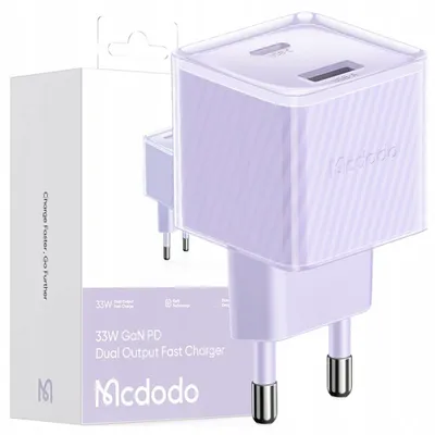Obrázek produktu pro Mcdodo Rychlá Nabíječka Telefonu Napájecí 2X Usb Usb-C 33W Gan