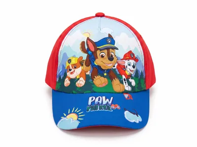 Produktbild von Paw Patrol Kinder Jungen Basecap Baseball Kappe Mütze – Rot / 53