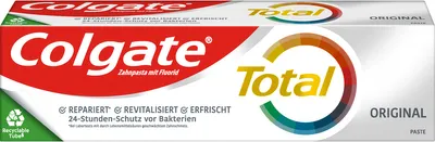 Zdjęcie produktu dla Colgate Total Original pasta do zębów z fluorem chroniąca przed bakteriami 75ml