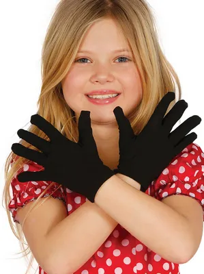 Immagine prodotto di Guanti di carnevale neri - bambini