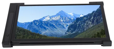 Zdjęcie produktu dla Przenośny potrójny monitor do laptopa z rozdzielczością FHD 1080p i panelem IPS – rozwiązanie typu „plug and play” do podłączenia dwóch lub trzech ekranów – kolor czarny