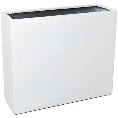 Produktbild von VIVANNO Raumteiler Fiberglas ELEMENTO auf Rollen Kasten, Weiß matt - 88x30x75 cm