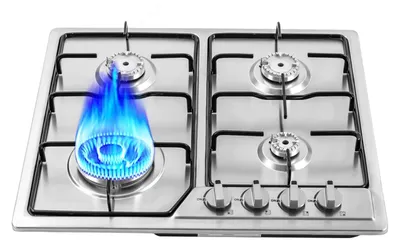 Produktbild von 4-Brenner Einbau-Gaskochfeld aus Edelstahl