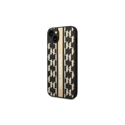 Image de Karl Lagerfeld Klhcp14Spgklskw Iphone 14 / 15 / 13 6,1 Hardcase Brązowy/Brown Monogram Stripe