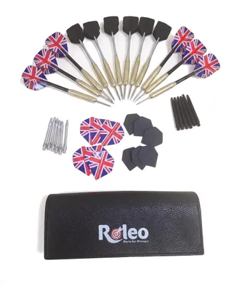 Produktbild von Roleo Dartset mit Darttasche, 12 Steeldarts & Zubehör