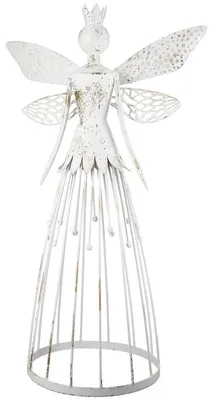 Dekofigur Elf, 60 cm, cremefarben