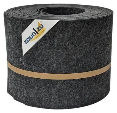 Produktbild von Doppelstab Sichtschutz zaun|zu Design-Vlies 10x Einzelstreifen 2,55m Zaunblende Schwarzgrau 10x 2,55m