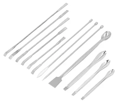 Produktbild von Laboratoriumsset 12-teilig - Doppelköpfige Spatel und Löffel - Auslatme0784pds
