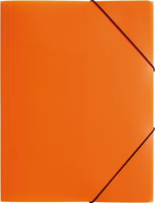 Image de PAGNA Gummizugmappe A4 PP 3 Einschlagklappen orange