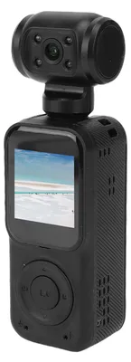 Produktbild von 4K-HD-WLAN-fähige Handheld-Actionkamera mit um 180 Grad drehbarem Objektiv und 1,5-Zoll-Bildschirm für Motorradfahren, Radfahren und Outdoor-Sportarten
