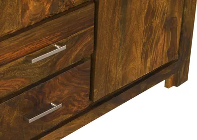 Image de MASSIVMOEBEL24 | Buffet 140x42 Palissandre laqué Life honey METRO LIFE #124