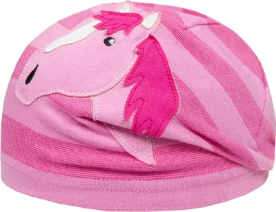 Obrázek produktu pro Dívčí růžový klobouk s jednorožcem Döll