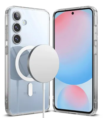 Zdjęcie produktu dla Ringke Fusion MagSafe Etui z MagSafe Samsung Galaxy S24 FE - przezroczyste
