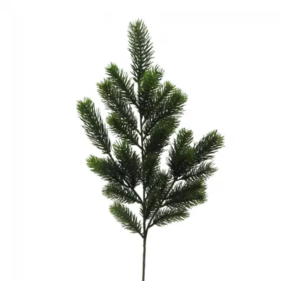 Produktbild von Künstlicher Tannenzweig mit 28 Trieben. Ca 67cm.